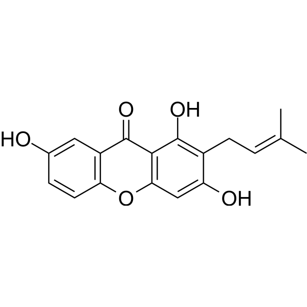 1,3,7-Trihydroxy-2-prenylxanthone 20245-39-0